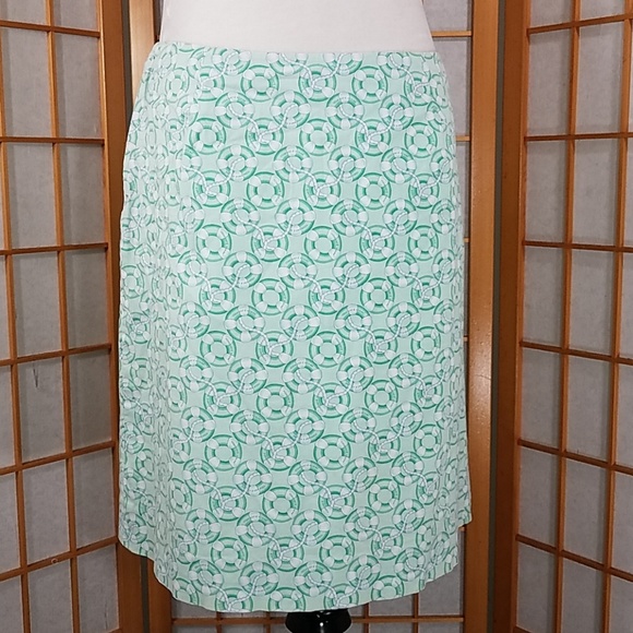 Vinyard Vines green and white nautical skirt - Picture 6 of 8